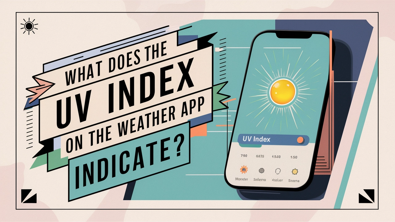 What Does the UV Index Number on the Weather App Indicate?
